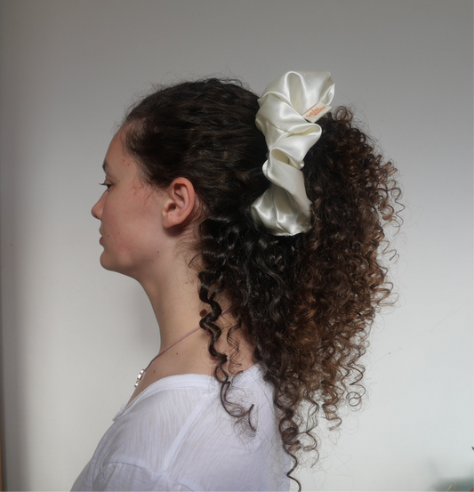 Silk scrunchies